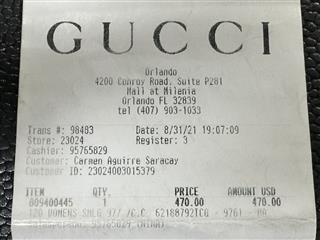 Gucci Women's Horsebit 1955 Card Leather Trimmed Card Case Wallet